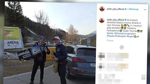 Obietnica spełniona po ośmiu latach. Żyła z butelką wódki dla Morgensterna