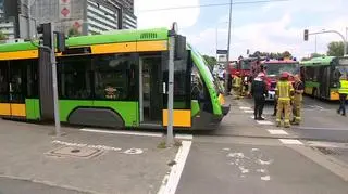 Zderzenie tramwajów w Poznaniu