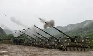 K9 howitzers