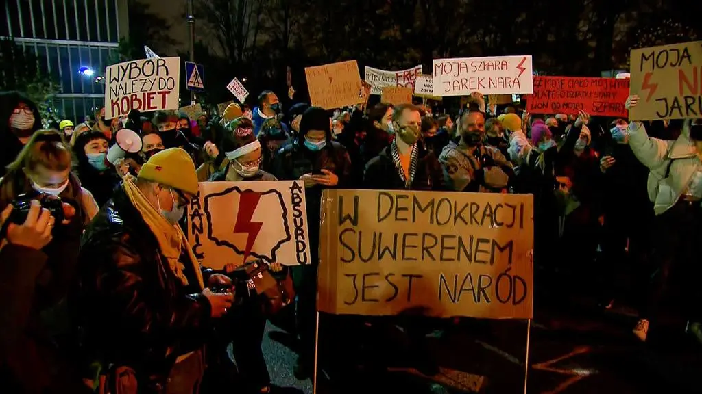 Protest przed Sejmem