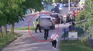 Pijany rowerzysta zatrzymany przez policjantów 