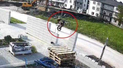 Nietrzeźwy motocyklista zderzył się z policjantem