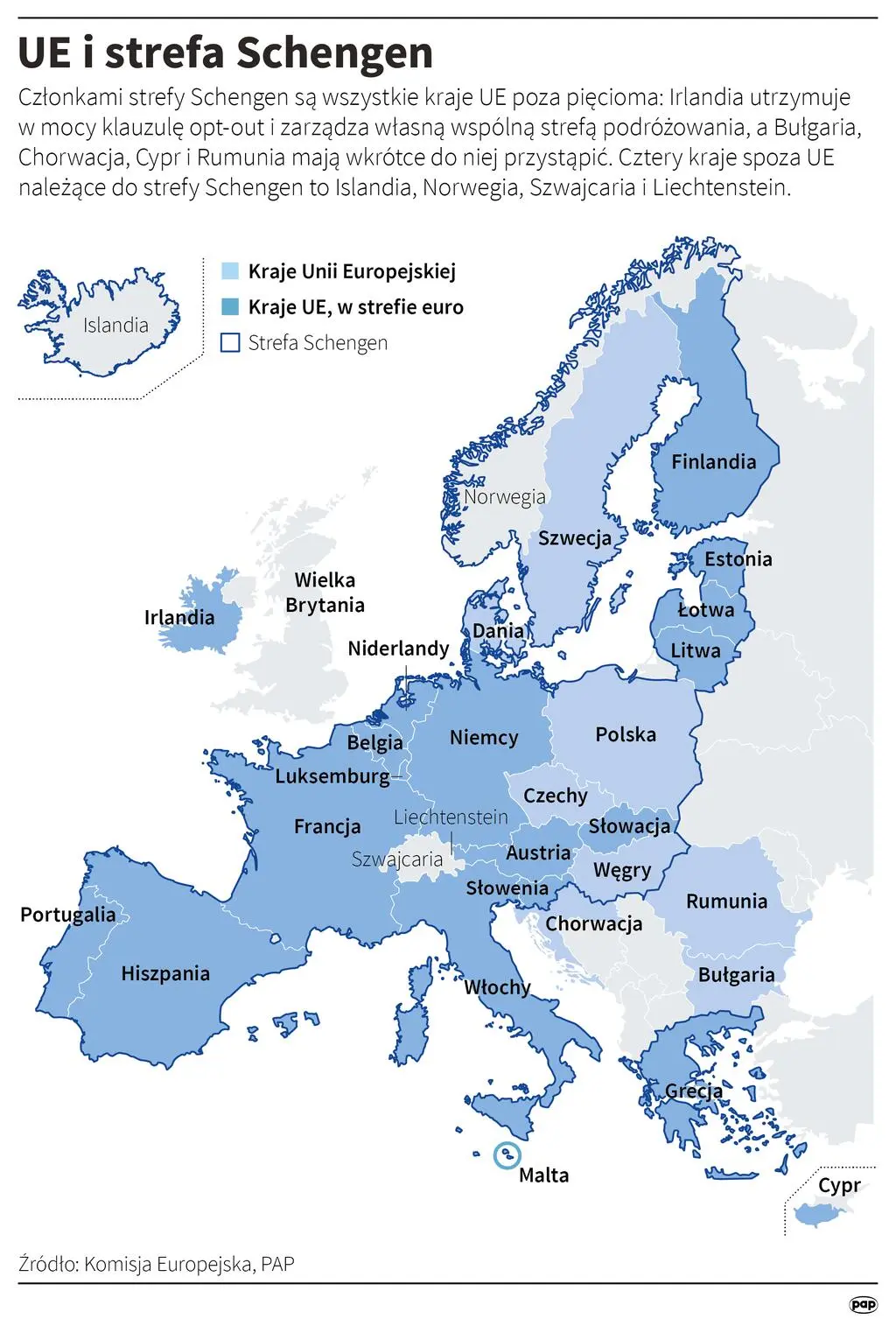 UE i strefa Schengen