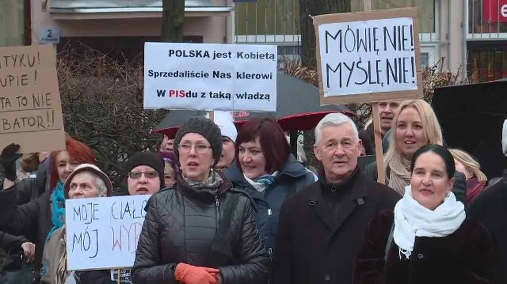 Protest w Zielonej Górze