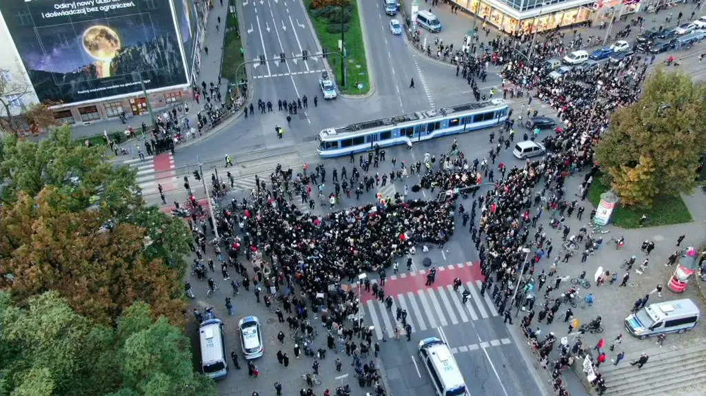 Demonstracja w Krakowie