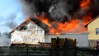 Pożar w Nowej Białej