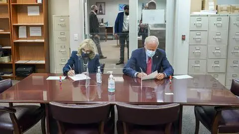 Biden dołączył do dziesiątek milionów rodaków. Już zagłosował