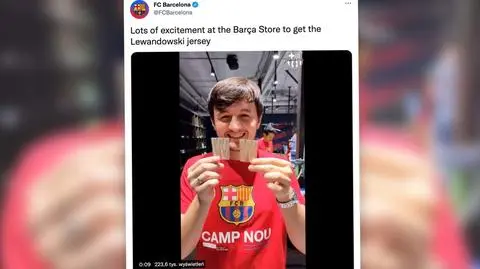 Kluczowa dostawa w sklepie Barcelony. Znów można kupować koszulki Lewandowskiego