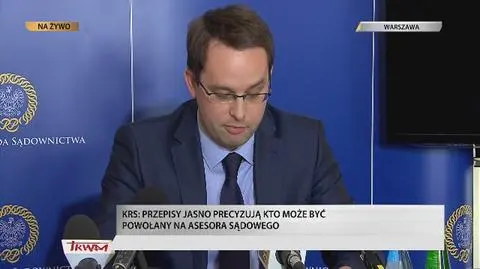 Sławomir Pałka: żadne ze zgłoszeń kandydatów na asesorów nie spełniało wszystkich wymogów formalnych