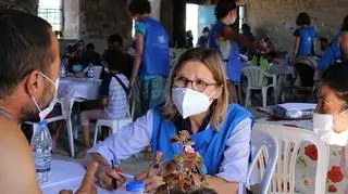 Magda Wolnik ze Wspólnoty Sant'Egidio powiedziała, że w obozie zachowywane są wszelkie reguły związane z bezpieczeństwem