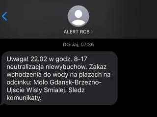 Alert RCB w związku z neutralizacją niewybuchów
