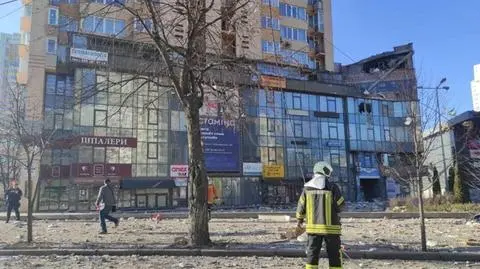 Zniszczenia w Kijowie
