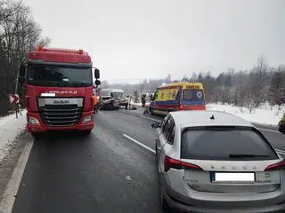 Karambol w Mniowie pod Kielcami