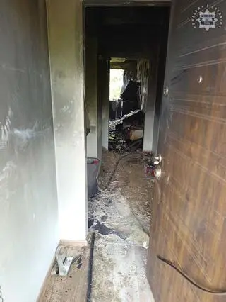 Podpalił swoje mieszkanie i uciekł