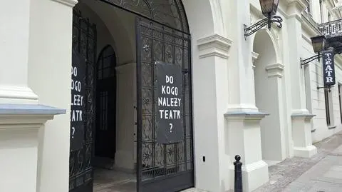 Protest zespołu Teatru im. Stefana Żeromskiego w Kielcach