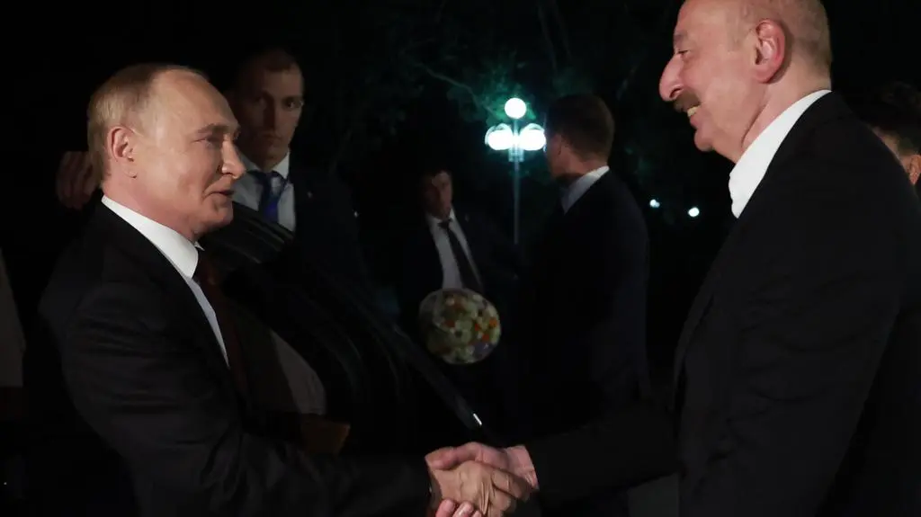 Putin składa wizytę w Azerbejdżanie 