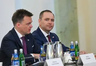 Hołownia "z sugestią" dla Nawrockiego