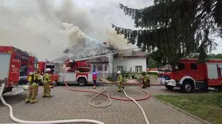 Pożar hotelu w Wiśle