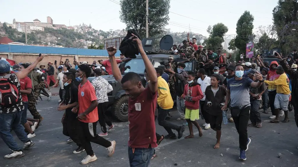 Antyrządowe protesty na Madagaskarze