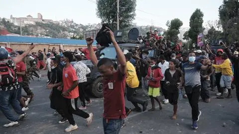 Antyrządowe protesty na Madagaskarze