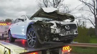 Wypadek w miejscowości Wzdół Kolonia