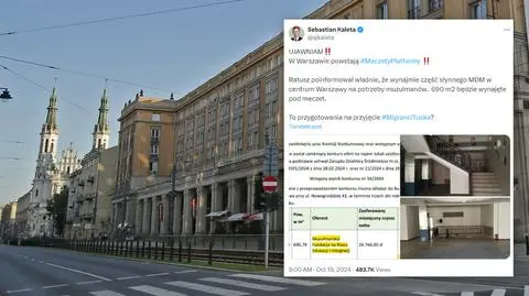 "Ratusz wynajmie część słynnego MDM pod meczet". Jak politycy rozkręcili antymuzułmańską akcję