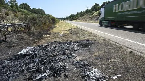 Sfilmował płonące auto Joty. Podważa wersję śledczych