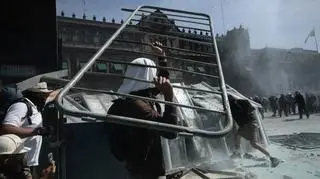 Meksyk. Starcia podczas protestów przeciwko polityce rządu Claudii Sheinbaum