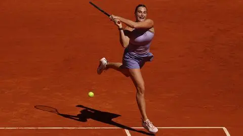 Słaby początek, potem popis. Sabalenka gra dalej w Madrycie