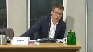 Ernest Bejda na posiedzeniu komisji ds. Pegasusa 