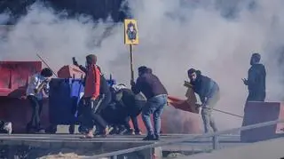 Protest w pobliżu ambasady USA w stolicy Iraku
