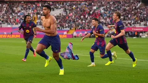 Ronald Araujo w meczu Barcelona - Girona