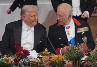 Tak wyglądał bankiet na zamku Windsor
