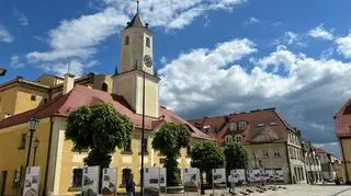 Ratusz w Polkowicach na Dolnym Śląsku