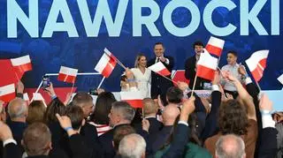 Nawrocki znacznie słabszy w Końskich niż Duda