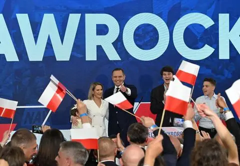 Nawrocki znacznie słabszy w Końskich niż Duda