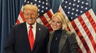 Pam Bondi i Donald Trump