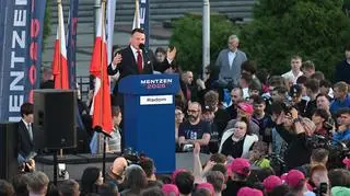 Wiec wyborczy Sławomira Mentzena