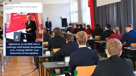 "Lewaczka od edukacji" zmienia ranking szkół średnich? To nie Nowacka 