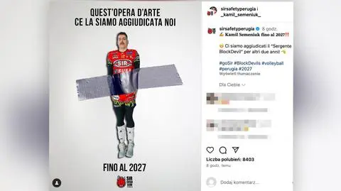 Polski siatkarz jak dzieło sztuki. "Wszystko, czego potrzebuję"