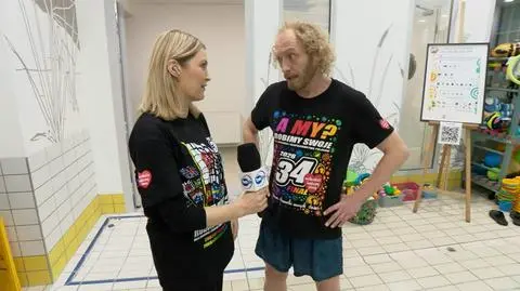 Aqua aerobik podczas WOŚP w Łodzi