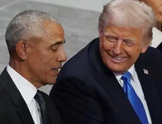 Barack Obama i Donald Trump