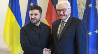 Wołodymyr Zełenski i Frank-Walter Steinmeier