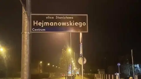 Na tablicy przekręcono nazwisko adwokata Czerwca 1956 roku