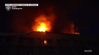 Skutki rosyjskiego ataku na Lwów