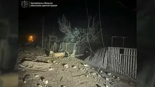 Zaporoże po nocnym ataku sił rosyjskich 