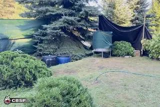 Laboratorium mieściło się na obrzeżach wsi 