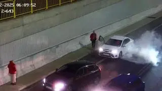 Auto zaczęło się dymić 