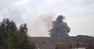 Osunęła się hałda na kopalni. Poparzony 48-latek