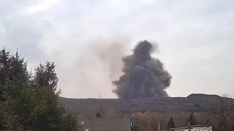 Osunęła się hałda na kopalni. Poparzony 48-latek